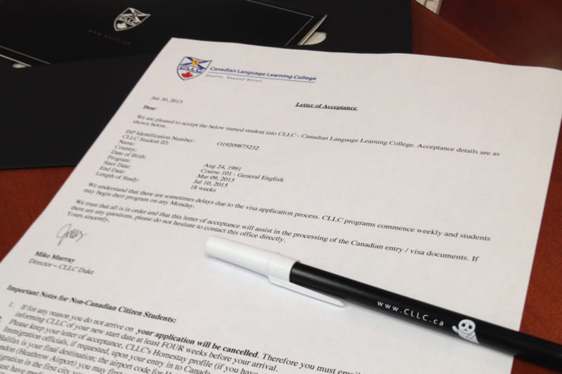 Thông tin tổng hợp về thư mời nhập học Letter of Acceptance khi du học  Canada