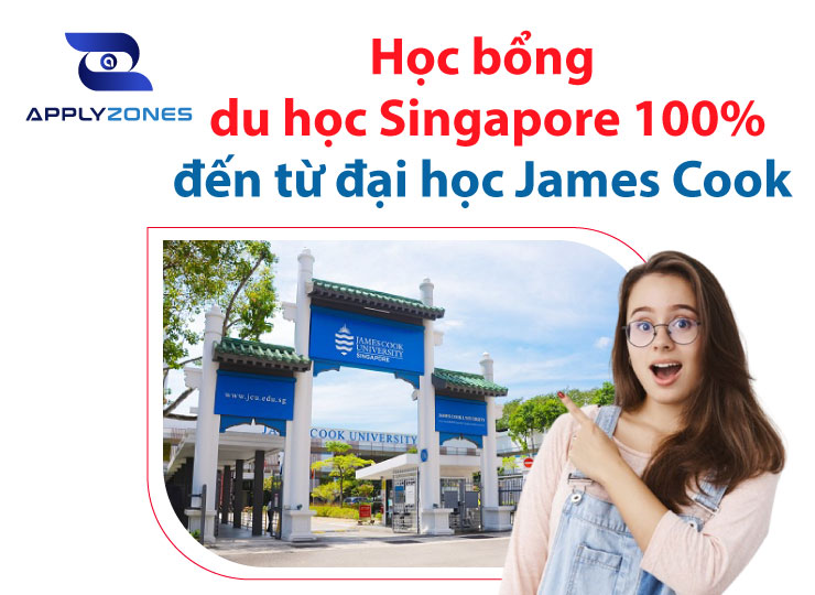 Học bổng du học Singapore 100% đến từ đại học James Cook