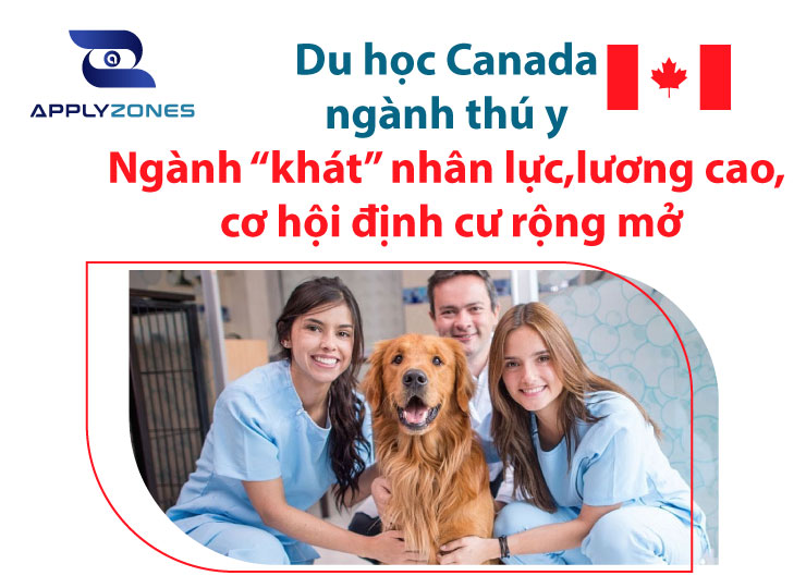 Du học Canada ngành thú y: Ngành “khát” nhân lực, lương cao, cơ hội định cư rộng mở!